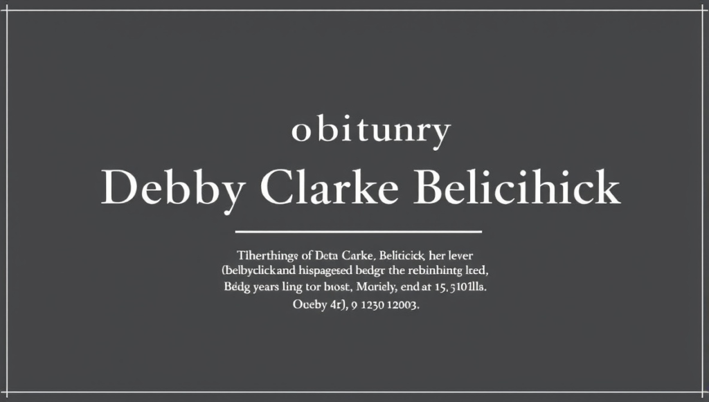 obituary debby clarke belichick