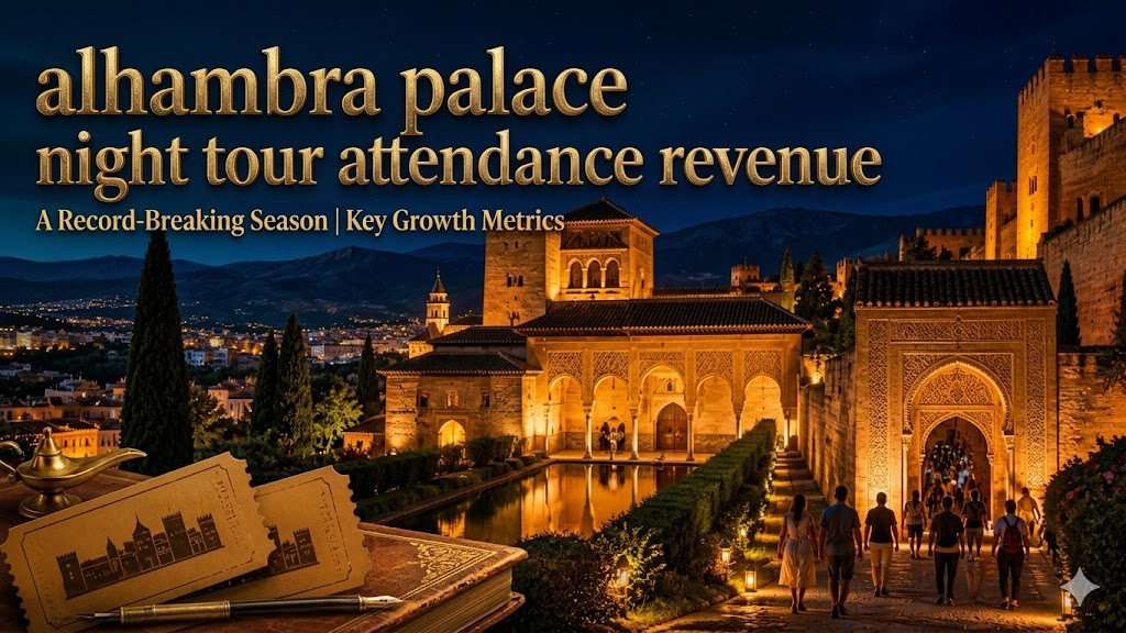 alhambra palace night tour attendance revenue