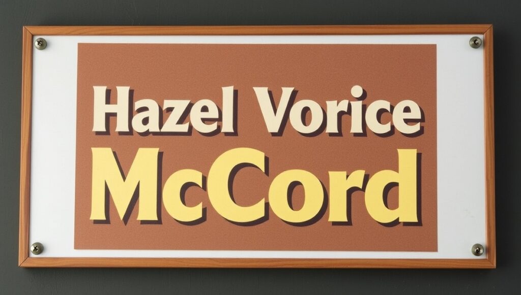 hazel vorice mccord