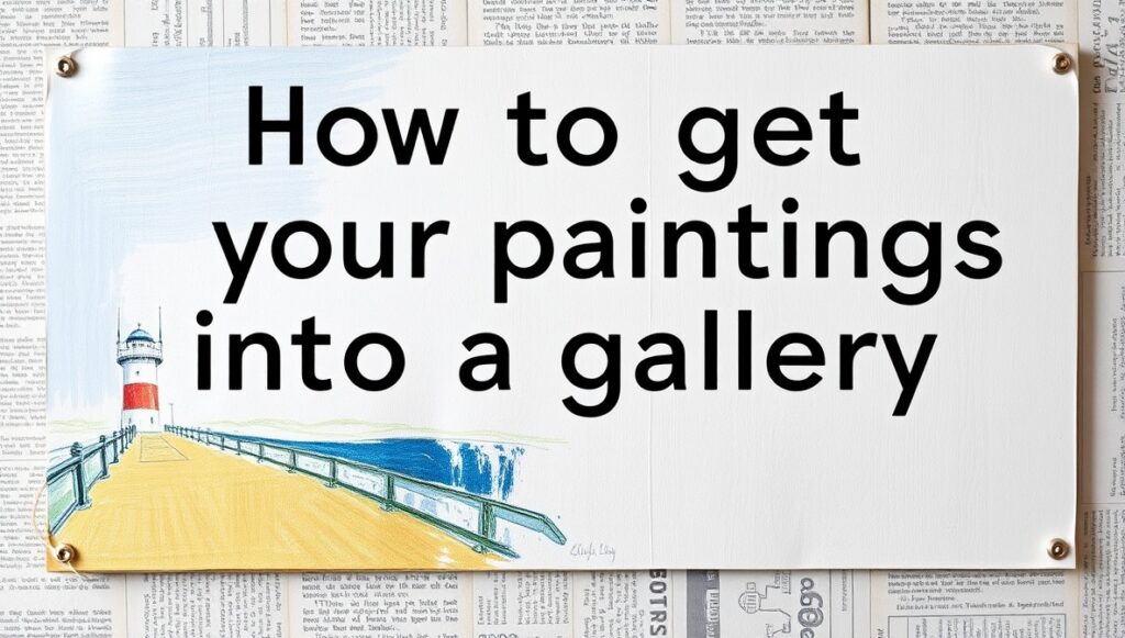 how to get your paintings into a gallery arcagallerdate
